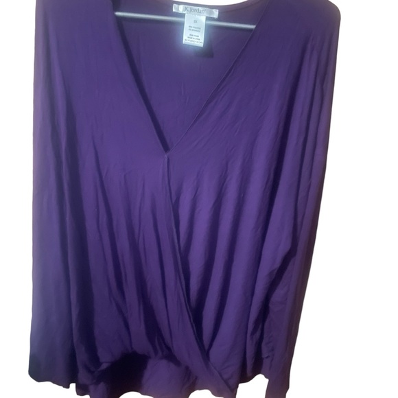 K. Jordan Purple Blouse - Picture 1 of 4